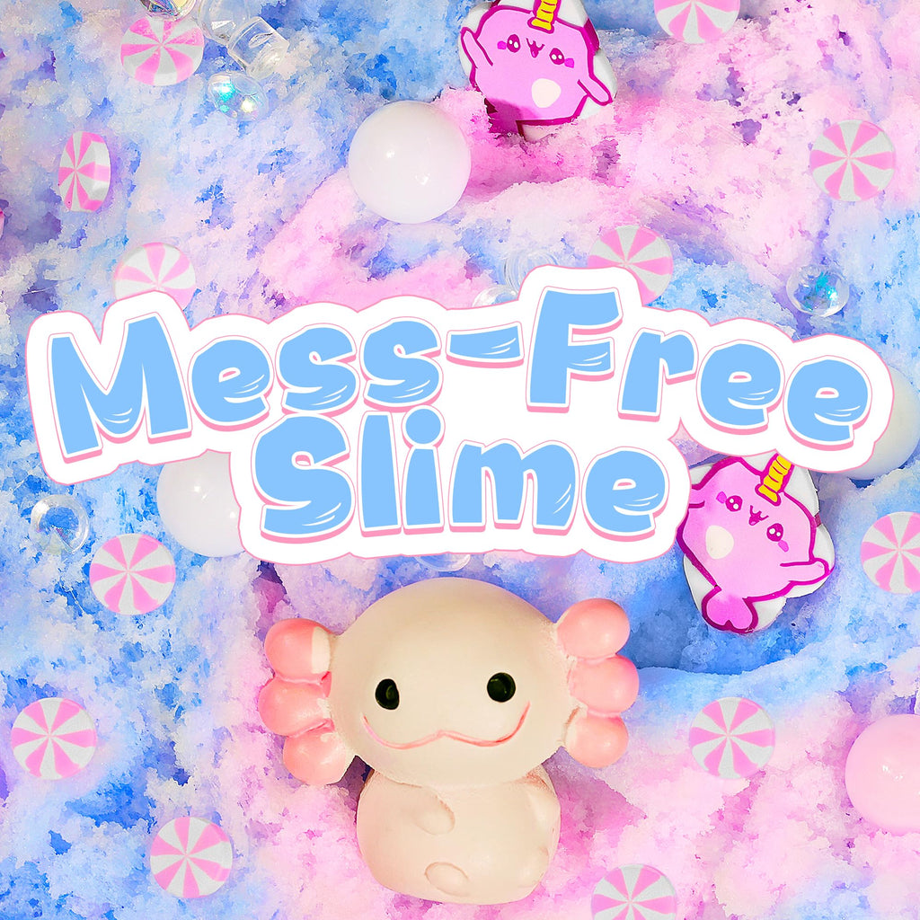Axolotl Cloud Slime Kit 2 Pack, Sensory Toys Squishy Birthday Gift for Kids