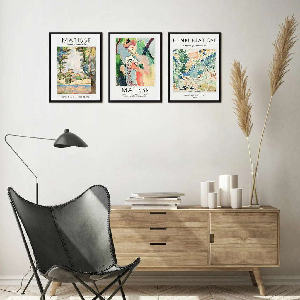 upsimples 12x16 Poster Frame, Easy Slide-In Assembly, Black, 3 Pack