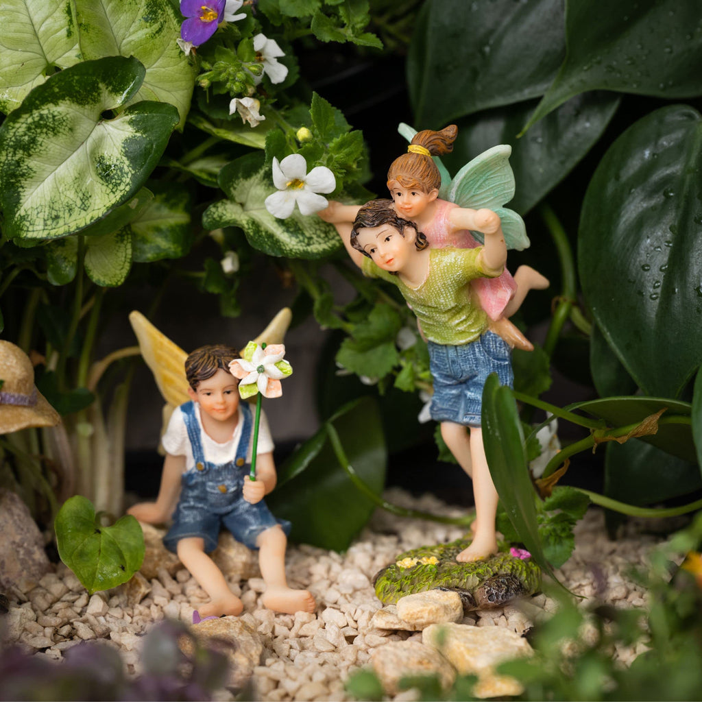 PRETMANNS Fairies for Fairy Garden - 4 Piece Outdoor Figurine Set