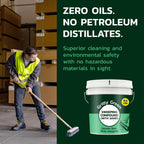 Gritty Green Sweeping Compound with Sand – Effective Dust Control on Cement & Unfinished Floors, Grit and Sand Breaks Up Loose Dust for an Even Deeper Clean, Oil Free, Made in USA (8.4 lbs)