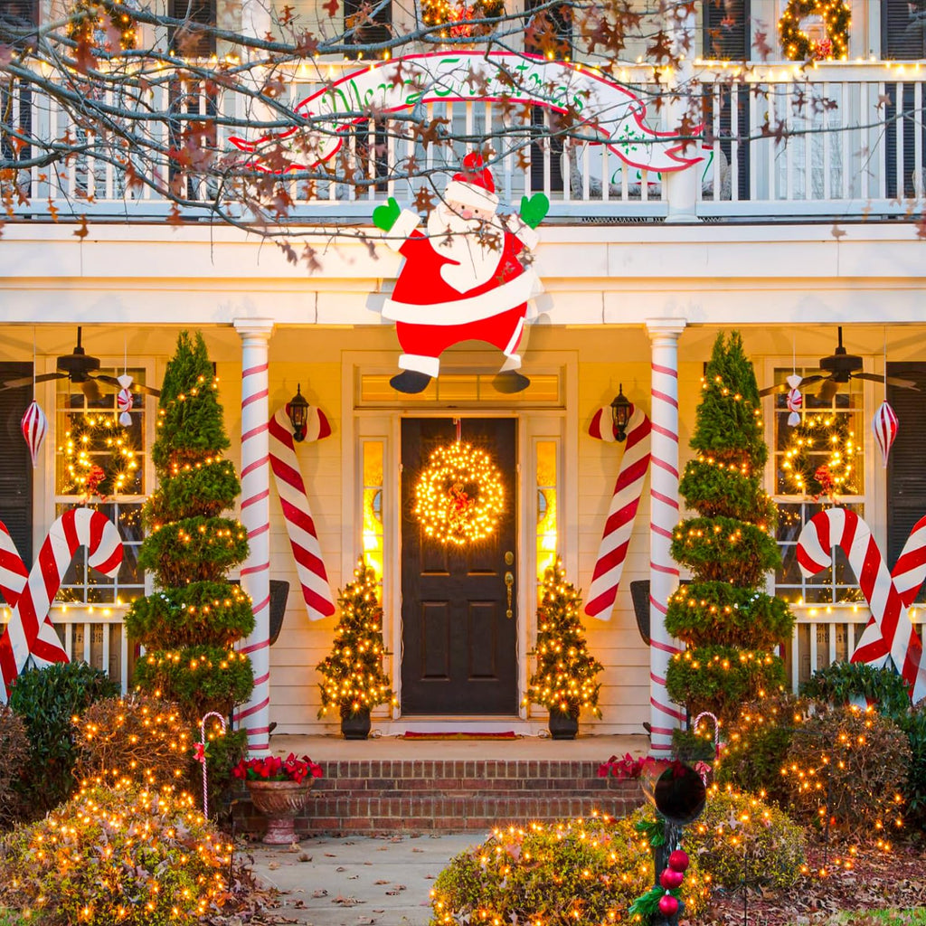 100FT 300 LED Christmas Lights Outdoor, Warm White Christmas Tree Lights