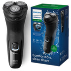 Philips Norelco 2400 Series Electric Shaver, Deep Black