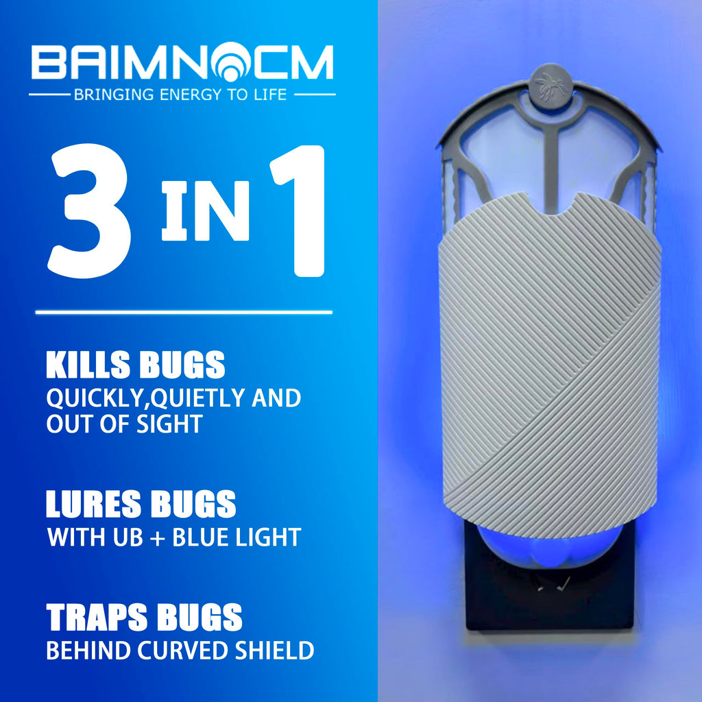 Flying Insect Trap for Indoor Use (2 Starters & 6 Refill Cartridges), UV Light Bug Catcher for Fruit Flies, Gnats & Small Flying Pests, Silent, No-Zap, Mess-Free