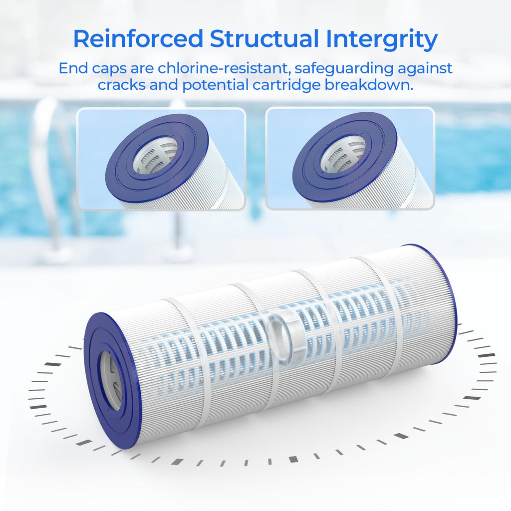AQUIVEX CX1200RE Pool Filter Cartridge, Compatible with Hayward StarClear Plus C1200, W3C12002, Pleatco PA120, Unicel C-8412, Filbur FC-1293, Porpoise PP-B2-M, Sta-Rite PXC125, 2 Pack