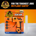 Gorilla Mini Hot Glue Gun Kit, Dual Temp, Includes 30 Sticks