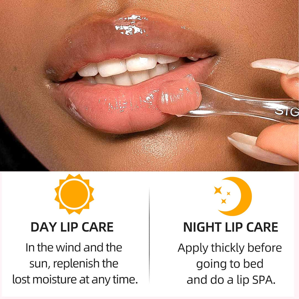 9PCS Bee Lip Balm Honey Pot,Honey Lip Balm Bulk,Hydrating Sleeping Lips Mask Overnight with Sticks,Lips Mask HoneyPot Moisturizing Reduce Lip Lines,Hydrating Prevention Dry &Cracked Lips Care