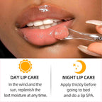 9PCS Bee Lip Balm Honey Pot,Honey Lip Balm Bulk,Hydrating Sleeping Lips Mask Overnight with Sticks,Lips Mask HoneyPot Moisturizing Reduce Lip Lines,Hydrating Prevention Dry &Cracked Lips Care