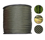 Habitech 250' Tree Tie Strap Staking and Guying Material - Made in USA - 1,800 Lbs Strength, Olive Green