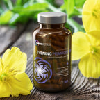 OmniBiotics Organic Evening Primrose Oil for Women – Clinical Strength 1500mg per Capsule, 10% GLA, Cold-Pressed, Non-GMO, Hormone Balance for Women – 120 Vegan Softgel Capsules