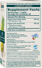 Himalaya Organic Amla - Herbal Immune Support Supplement with Adaptogen and Antioxidant - USDA Organic, Vegan, Non-GMO, Gluten Free, 600 mg, 60 Caplets