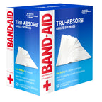 BAND-AID Brand Tru-Absorb Gauze Sponges, Large Size, 4 in x 4 in, 50 Count