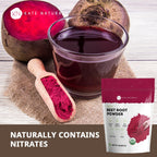 Kate Naturals Organic Beet Root Powder for Smoothies, Baking & Juice. Raw Beetroot Superfood & Natural Red Food Coloring (2lb, Non-GMO, Earthy Flavor)