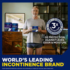 Tena Men Light Incontinence Protective Shield for Men, Bladder Control, Discrete, Light Absorbency, 174 Count