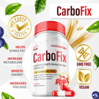 LIVORKA 5 Pack - Carbofix Pills, 60 Pills Pero Bottle for 30 Days