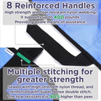 Positioning Bed Pad with Handles 48"x40", Washable Waterproof Patient Transfer Sheet, 400LBS Heavy Duty Support for Elderly Bedridden Disabled, Home Hospital Care Slide Sheet Transfer Sheets