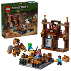 LEGO Minecraft Woodland Mansion Fighting Ring - Building Toy for Kids Age 10+ - Includes Steve, Garrett, & Henry Minecraft Figures, Plus a Chicken Jockey & More - Birthday Gift Idea for Fans - 21272