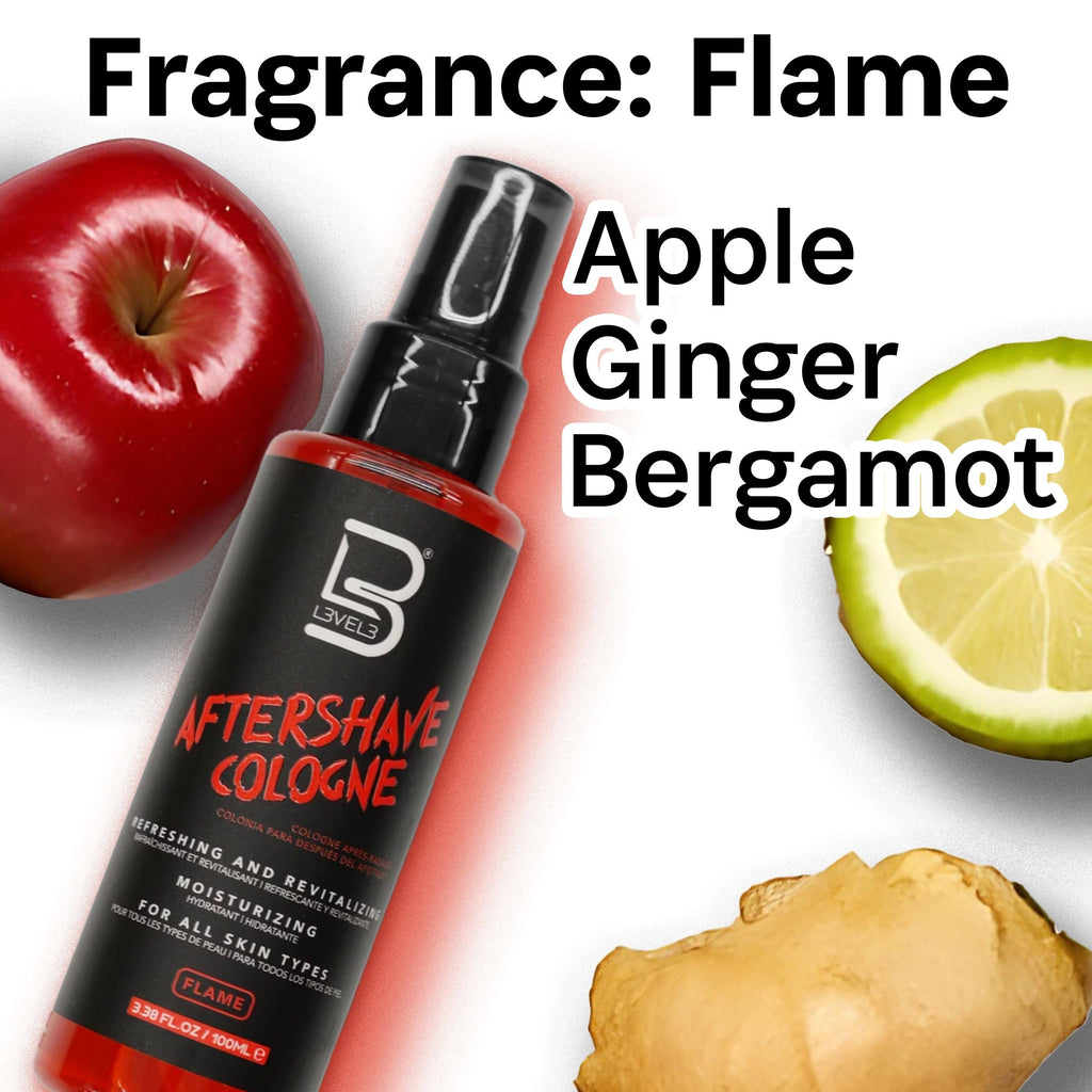 L3 Level 3 After Shave Spray Cologne - Softens Skin - Refreshes and Relieves Face and Skin - Moisturizing Formula Level Three After Shaving