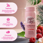 HAPPY CURVES Comfort Powder: Talc Free Anti Chafe Body & Foot Dusting Powder Deodorant to Control Inner Thigh Chafing, and Private Areas 6oz (Pack of 1) - Tropical Oasis