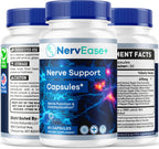 (2 Pack) NervEase - NervEase Support Capsules Advanced Formula Maximum Strength, Daily Premium Pills All Natural Ingredients Vitamins Support for Overall Health & Wellness, 120 Capsules for 2 Months