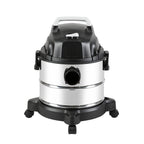 Amazon Basics Wet Dry Shop Vacuum Cleaner, 4 Gallon, 3 HP Stainless Steel, Grey/Black