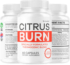 (2 Pack) Citrus Burn Capsules - Official CitrusBurn Pills Supplement Support All Natural Ingredients Advanced Formula Premium Multivitamin for Overall Health & Wellness, 120 Capsules for 2 Months