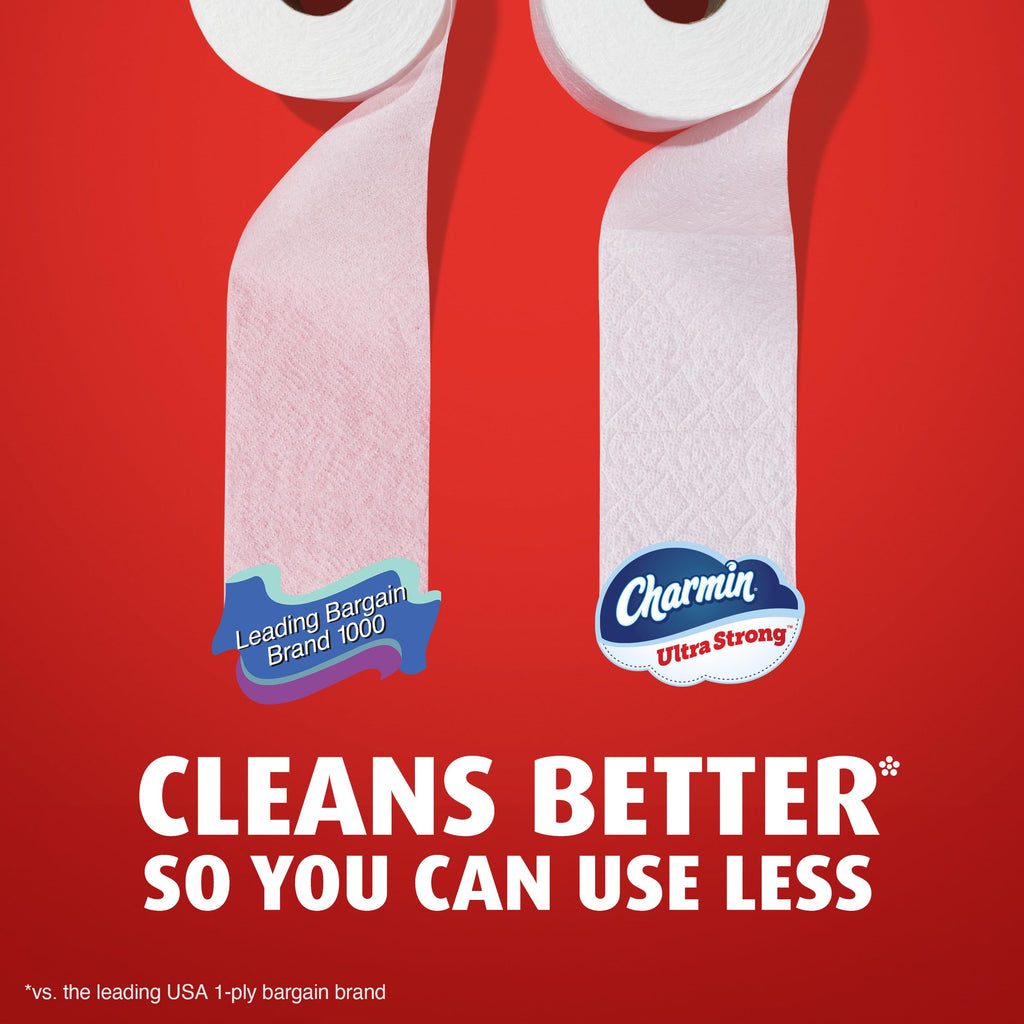 Charmin Ultra Strong Toilet Paper, 18 Mega XL Rolls = 108 Regular Rolls