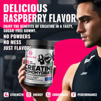 Natures Aid NSF Certified Creatine Gummy 5g - Creatine Monohydrate Gummies – Pre-Workout Energy & Muscle Growth Support for Men & Women | Raspberry Electrolyte Gummies (135 Count)