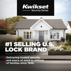 Kwikset 660 Deadbolt Lock, Venetian Bronze Round Exterior Keyed Front Entry Door, Pick Resistant SmartKey Rekey Security, Single Cylinder Dead Bolt
