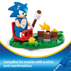 LEGO Sonic The Hedgehog : Sonic’s Campfire Clash, Collectible Gaming Toy for Kids and Video Game Fans, Fun Buildable Playset for Boys and Girls Aged 7 and Up 77001