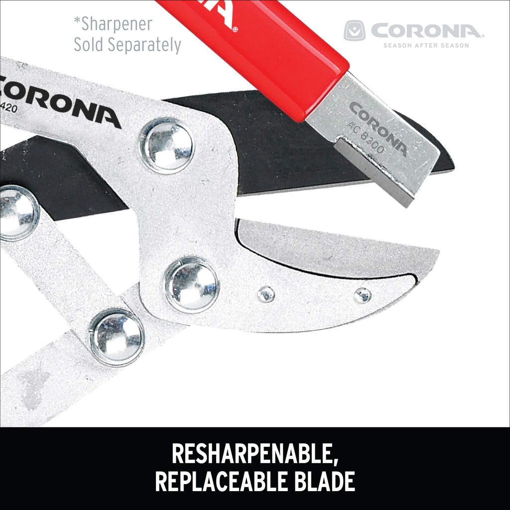 Corona Tools Compound Action Anvil Lopper – 32-Inch Heavy-Duty Branch Cutter for Tree Trimming & Pruning, Garden Loppers for Thick Branches