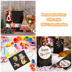 BagDream Gift Bags with Handles 5.25x3x8 Inch Small Black 100 Pack Bulk