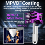 2 Pcs Upgraded 0.4mm H2D/H2S/H2C/X2D/P2S Hotend with Anti-Stick MPVD Coating - High Speed Hardened Steel P2S Nozzle for Bambu Lab P2S,X2D,H2 Series,A1/A1MINI 3D Printers, Bamboo Lab Parts