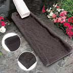 Sekcen 3 Pack Rubber Downspout Splash Block Rain Gutter Down Spout Drain Trays Brown