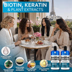 BELLISSO Biotin Shampoo and Conditioner Set - Sulfate & Paraben Free