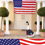 Yeyeplum Veterans Day Goose Outfits for 23'' American Flag Goose Clothes