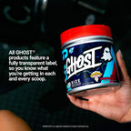 GHOST Size Muscle Builder Dietary Supplement - Warheads Sour Watermelon, 30 Servings – Support Muscle Growth & Strength Building for Men & Women - Creatine & Betaine - Free of Sugar & Gluten