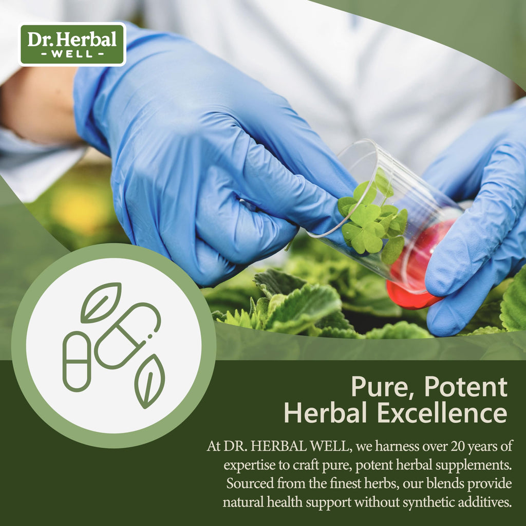 DR. HERBAL WELL Prostate Shield – Clinically Tested Immune-Boosting 100% Natural No Added Vitamins Minerals or Sugar