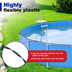 Svepndic 60PCS Coping Strips for Overlap Above Ground Pool Liner Coping Strips,Pool Coping Clips Replacement Kit for 24ft Round Pool