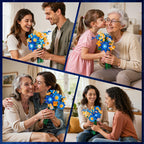 EWED Starry Flowers Building Set for Adults Compatible with Lego Botanicals