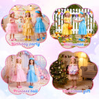 Princess Dress Up Shoes for Girls, Princess Toy Gift Set, Ages 3-6