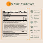 Om Master Blend Mushroom Capsules - Organic Mushroom Supplement with 10 Mushrooms and Ashwagandha – Supports Immunity, Gut Health & Stress Relief, 168 Count (56 Servings)