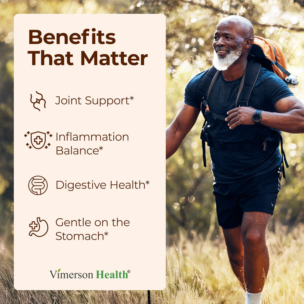 Turmeric Supplement w/Boswellia Serrata – Daily Support for Joint Health & Comfort – Organic Turmeric Curcumin Powder, Bioperine for Enhanced Absorption & Ginger – Boswellia Extract Capsules, 2 Pack