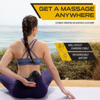 InfinityBall 4-Speed Vibrating Massage Ball - Lacrosse Balls Meet a Vibration Foam Roller! - High Intensity for Recovery, Mobility, Pliability Training & Deep Tissue Sports Therapy