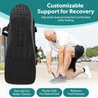 BraceAbility Post Op Shoe - Adjustable Orthopedic Medical Walking Boot for Broken Foot, Broken Toe, Stress Fracture and Injuries, Universal Cast Shoe for Men and Women After Foot Surgery (M - Female)