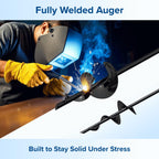 40 Inch Ground Anchor Stakes Heavy Duty – Extra Long Fully Welded Screw in Auger Ground Anchors for Deep Hold Tie Down Outdoor Structures, Earth Anchors for Shed Canopy Tent Yard, Sandy Soil, 4 Pack
