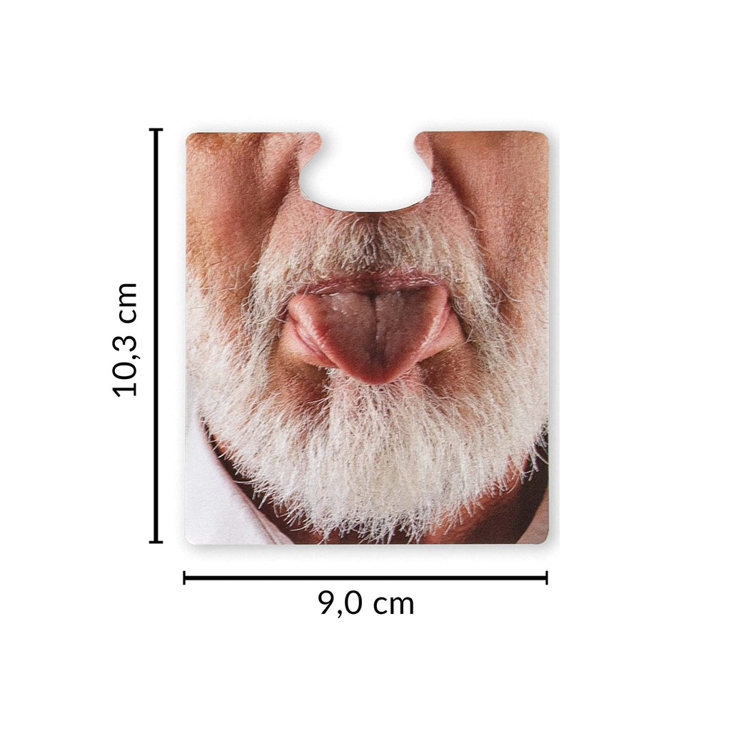 Trendhaus 955951 Face Cards 50 Funny Photo Box and Selfie Props Accessories for Party, Wedding, Birthday and Stag Night, Solid, Multicoloured