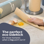 Betterway Bamboo Natural Brown Paper Towels - 8 Rolls, 2 Ply, 110 sheets - Plastic Free, PFAS Free, Disposable Kitchen Paper Towels - Select Size, Tree Free, Compostable, Strong & Absorbent