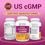 Dr. Berg Natural Prenatal Vitamins for Women (Pregnant & Nursing) - Prenatal Vitamins with Folate, Vitamins, Minerals, Omegas, &11 Powerful Superfoods - Womens Prenatal Multivitamin - 60 Capsules