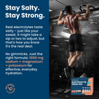 Venture Pal High Sodium Sugar Free Electrolytes Powder Packet - Hydration Packets with Vitamin, Sodium & Potassium | Zero Calories | Vegan, Keto & Paleo Friendly Electrolyte Drink Mix - 30 Sticks