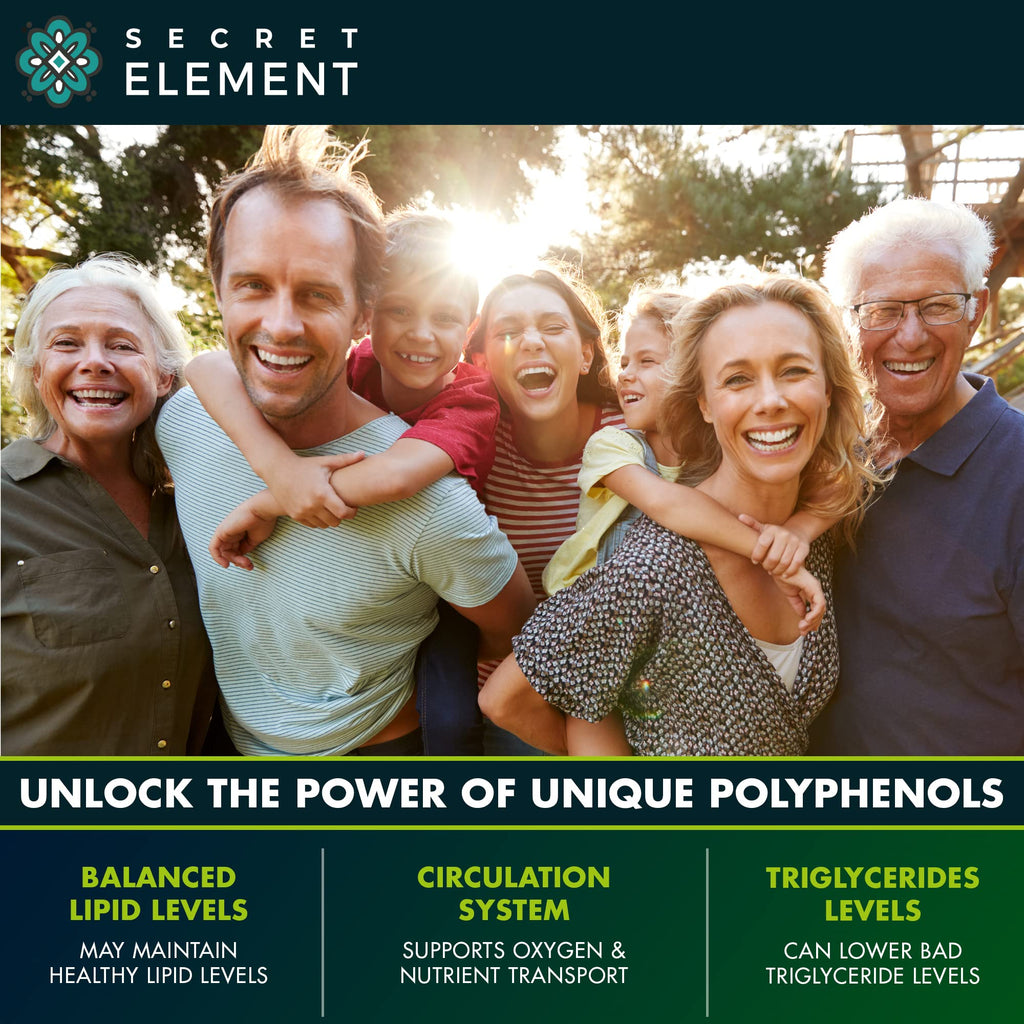 Secret Element Citrus Bergamot Extract 1000mg - Citrus Bergamot Supplement for Heart, Immune System Support, and Healthy Aging - Pure, Vegan Bergamot Capsules